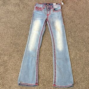 True Religion Becca Mid Rise Bootcut Jeans